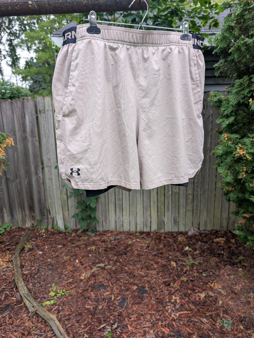 Under Armour Mens Vanish Woven 2-in-1 Shorts Size XXL